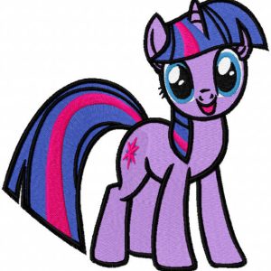 Twilight Sparkle embroidery design