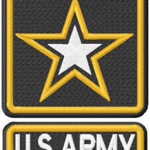 U.S. Army embroidery design