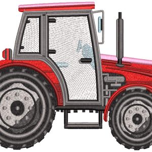 Uncover the Magic of Red Tractor embroidery design