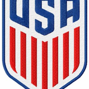 United States Soccer Federation logo 2016 embroidery design