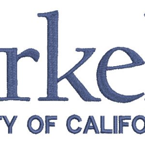 University of California Berkeley logo embroidery design