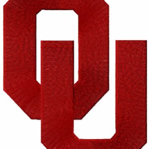 University of Oklahoma logo embroidery design