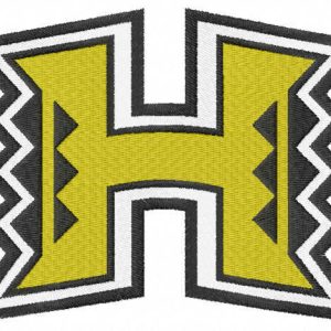 University Of Hawaii embroidery design