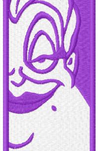 Ursula bookmark embroidery design