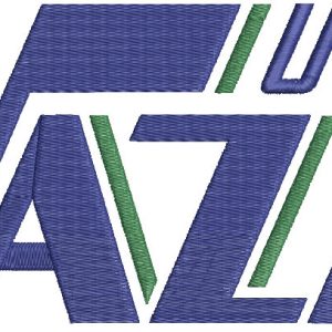 Utah Jazz Logo embroidery design