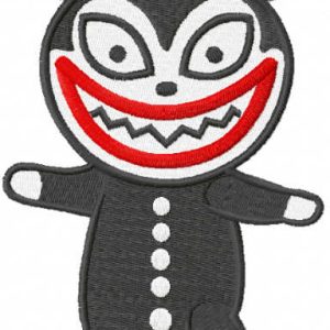 Vampire toy embroidery design