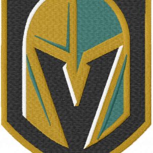 Vegas Golden Knights logo embroidery design