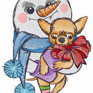 We are not cold embroidery design