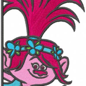 Welcome Poppy embroidery design