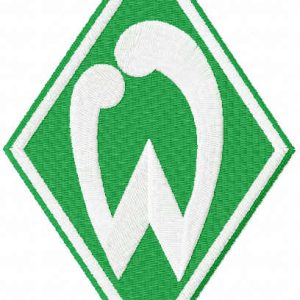 Werder Bremen logo embroidery design