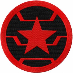 Winter soldier embroidery design