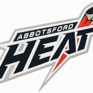 Abbotsford Heat logo embroidery design