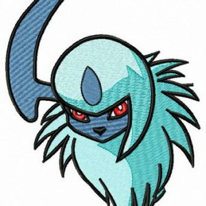 Absol embroidery design