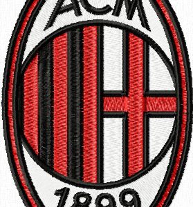 AC Milan embroidery design