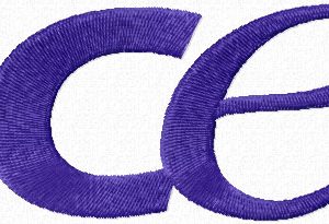 ACER logo embroidery design