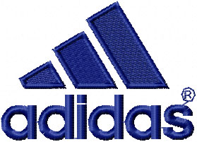 Adidas embroidery design