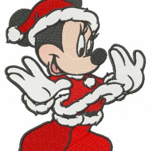 Adorable Santa's helper embroidery design
