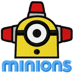 Alarming Minion 2 embroidery design