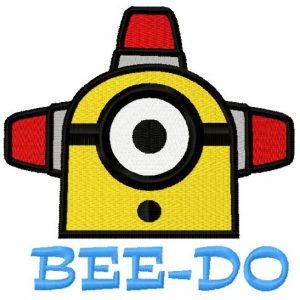 Alarming Minion 3 embroidery design