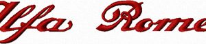 Alfa Romeo Logo 2  embroidery design