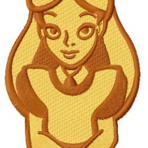 Alice 2 embroidery design