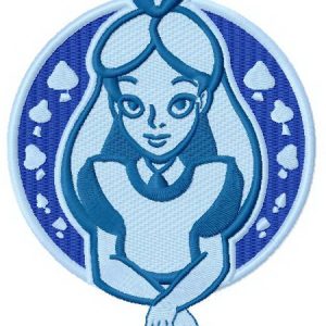 Alice embroidery design
