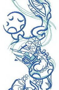 Alice's mad dreams embroidery design