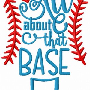 All about that base embroidery design
