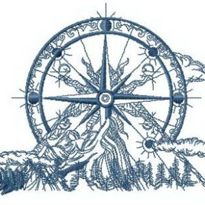 All over the world embroidery design