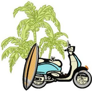 Aloha 4 embroidery design