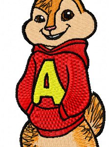 Alvin 1 embroidery design