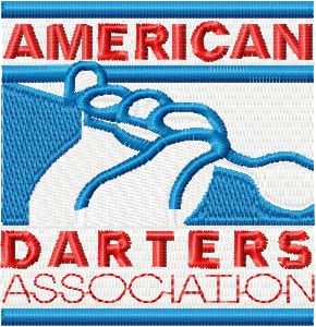 American Darters Association Logo embroidery design