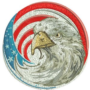 American eagle 3 embroidery design