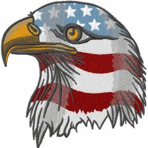 American Eagle 4 embroidery design
