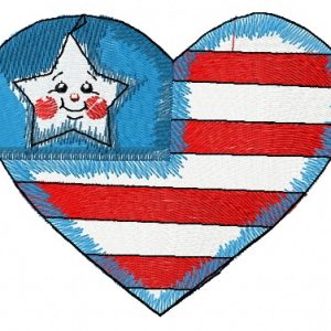 American gingerbread 4 embroidery design