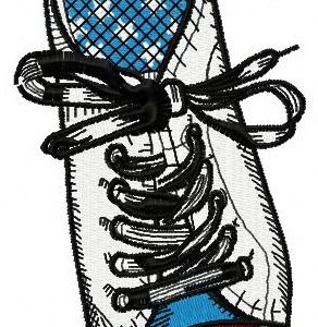 American gumshoe embroidery design
