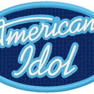 American Idol logo embroidery design