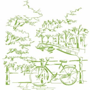 Amsterdam Netherlands 3 embroidery design