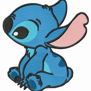 Amused Stitch embroidery design