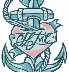 Anchor 11 embroidery design
