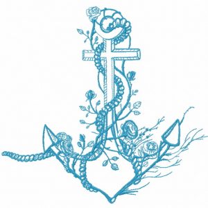 Anchor 14 embroidery design