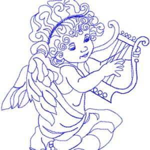 Little Angel embroidery design