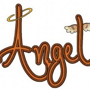 Angel 3 embroidery design