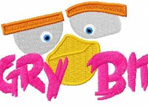 Angry Birds 21 embroidery design
