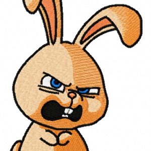 Angry Snowball 2 embroidery design