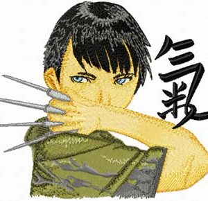 Anime 2 embroidery design