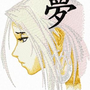 Anime embroidery design