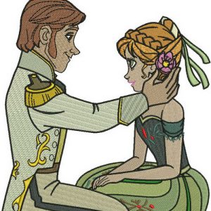 Anna and Prince 2 embroidery design