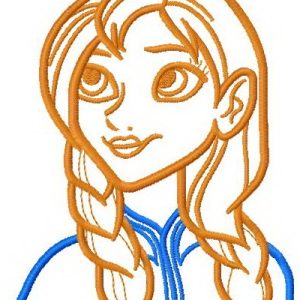 Anna applique embroidery design