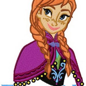 Anna Frozen 6 embroidery design
